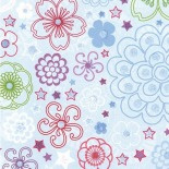 Papier do scrapbookingu - Star Posies  - 30,5 x 30,5cm