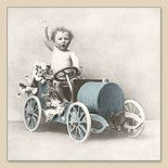 Serwetka do decoupage "Boy In Car"